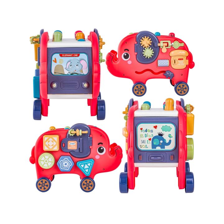 Edukacyjny, Interaktywny Zabawny Słonik, Funny Cartoon Elephant, Wesoły Słoń