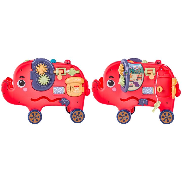 Edukacyjny, Interaktywny Zabawny Słonik, Funny Cartoon Elephant, Wesoły Słoń