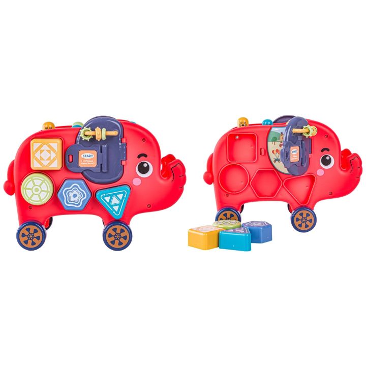 Edukacyjny, Interaktywny Zabawny Słonik, Funny Cartoon Elephant, Wesoły Słoń