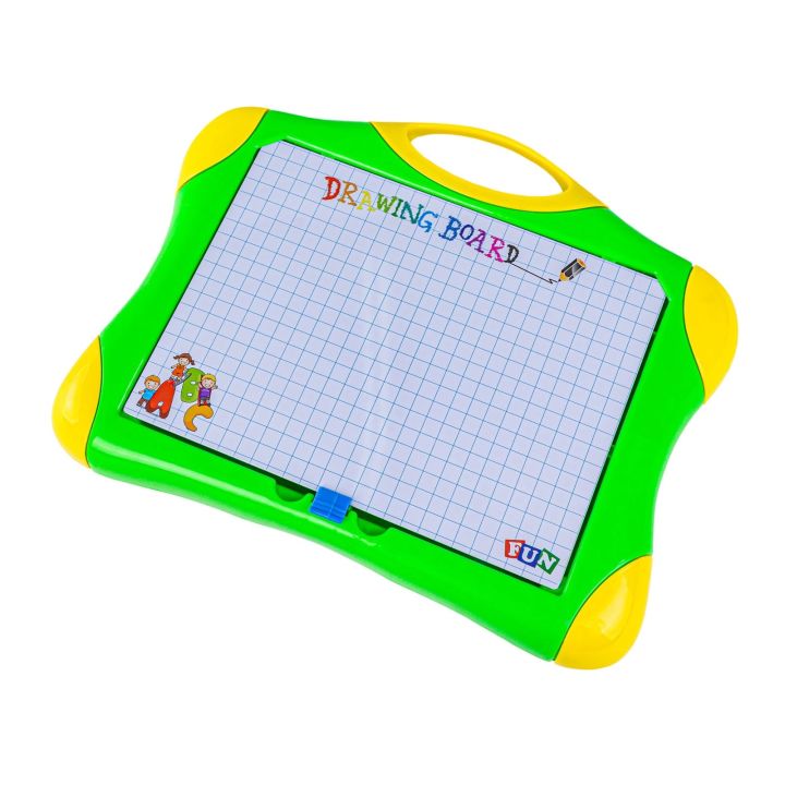 Wielofunkcyjna tablica magnetyczna 2w1, Pisak, Magnesy - literki, cyferki