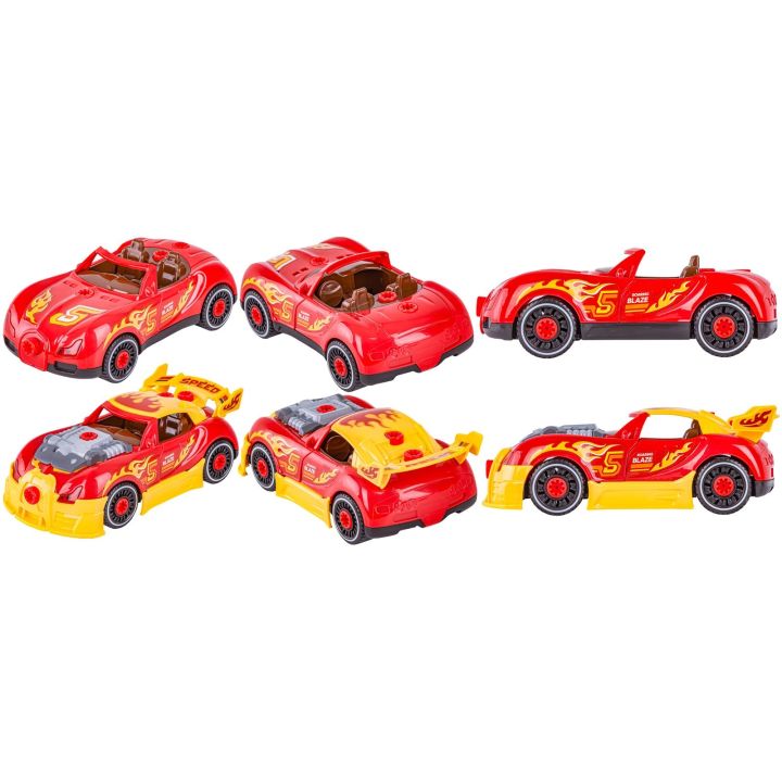 Sportowy Samochód do rozkręcania i skręcania 2w1 TUNING + Wkrętarka