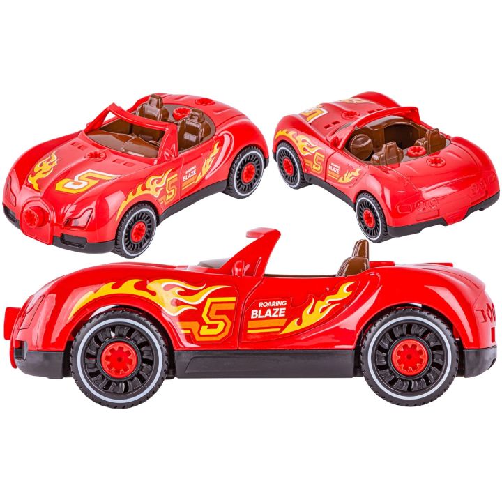 Sportowy Samochód do rozkręcania i skręcania 2w1 TUNING + Wkrętarka