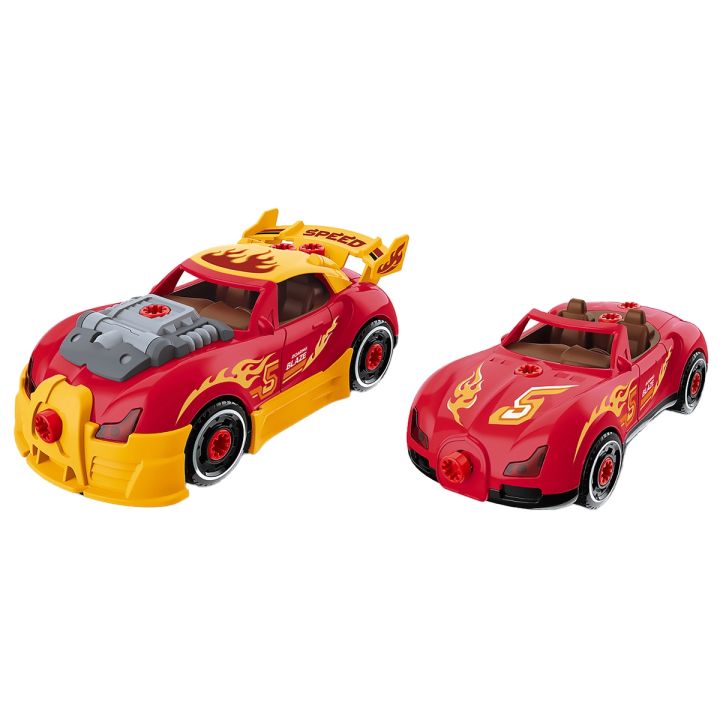 Sportowy Samochód do rozkręcania i skręcania 2w1 TUNING + Wkrętarka