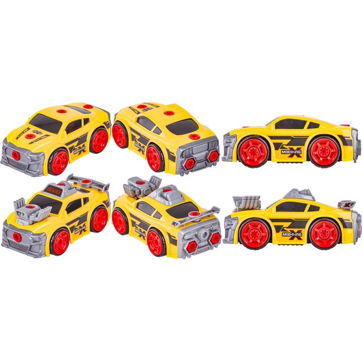 Sportowy Samochód do rozkręcania i skręcania 2w1 TUNING + Wkrętarka