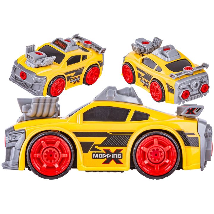 Sportowy Samochód do rozkręcania i skręcania 2w1 TUNING + Wkrętarka