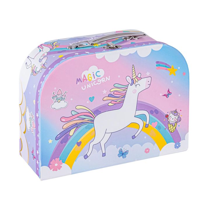 Zestaw kawowy w kuferku, Czajnik, Filiżanki, Słodycze + Akcesoria 48 el.