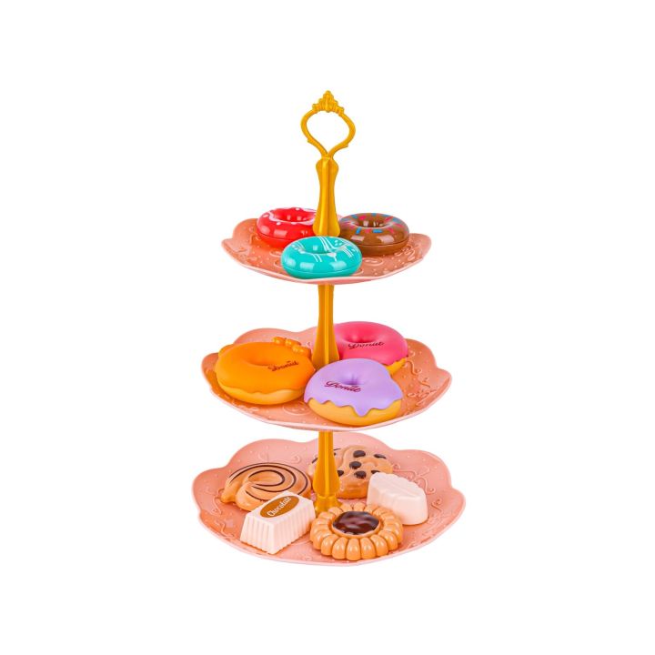 Zestaw kawowy w kuferku, Czajnik, Filiżanki, Słodycze + Akcesoria 48 el.