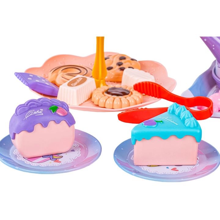 Zestaw kawowy w kuferku, Czajnik, Filiżanki, Słodycze + Akcesoria 48 el.