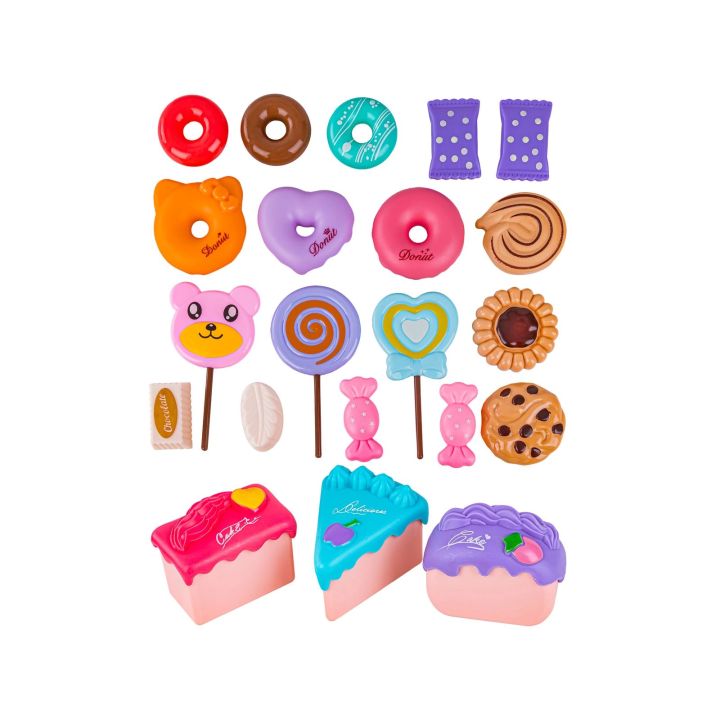 Zestaw kawowy w kuferku, Czajnik, Filiżanki, Słodycze + Akcesoria 48 el.