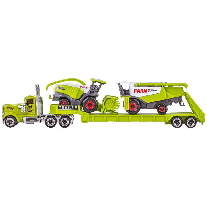 Zestaw Maszyn Rolniczych, Farma, Autka Traktory Resoraki + Akcesoria