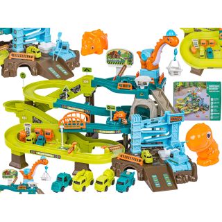 Zjazd samochodowy Tor Kulkowy Garaż Parking Plac Budowy DINOZAUR