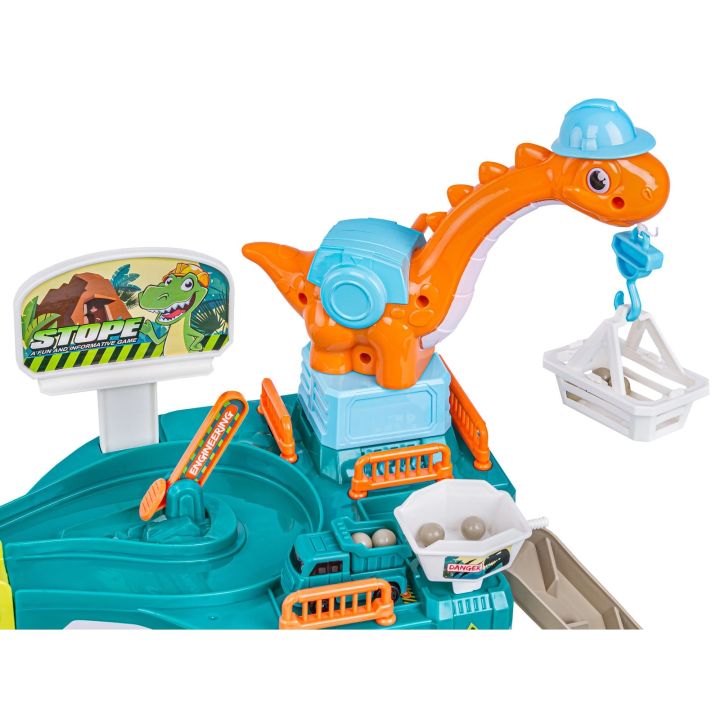 Zjazd samochodowy Tor Kulkowy Garaż Parking Plac Budowy DINOZAUR