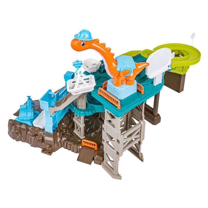 Zjazd samochodowy Tor Kulkowy Garaż Parking Plac Budowy DINOZAUR