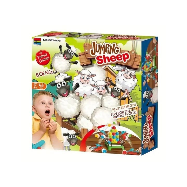 Rodzinna Gra Zręcznościowa "Jumping Sheep" SKACZĄCE OWCE Pchełki