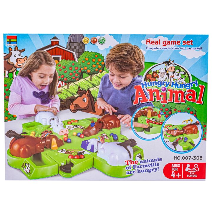 Gra Planszowa "Hungry animal" Głodne Zwierzęta Zwierzątka Farma Jak Hipcie Żabki