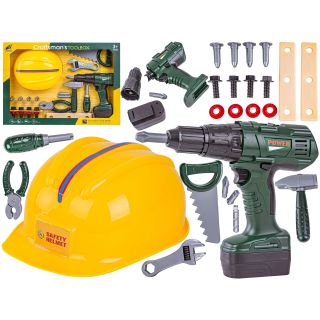 Zestaw Małego Majsterkowicza, Narzędzia, Wkrętarka + Akcesoria