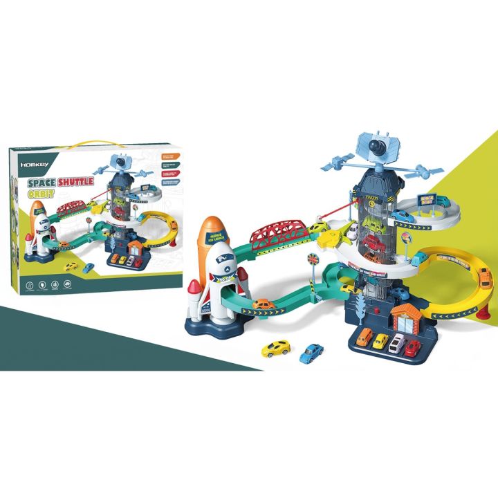 Zjazd Tor Samochodowy Parking Winda Stacja kosmiczna + Pojazdy