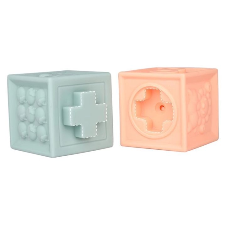 Miękkie Klocki Sensoryczne, Cyferki, Figury geometryczne, Kształty 12 sztuk, Edukacyjny zestaw klocków dla malucha