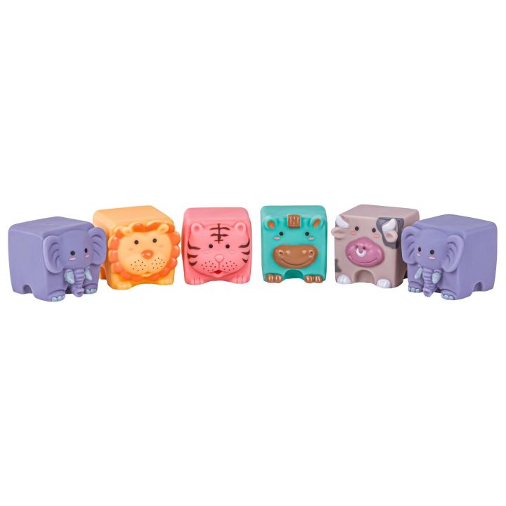 Miękkie Klocki Sensoryczne Zwierzęta, Figury geometryczne, Cyfry 12 sztuk, Edukacyjny zestaw klocków dla malucha