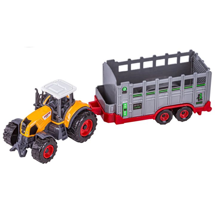 Zestaw 3 Pojazdów, Maszyny Rolnicze, 2 x Traktor, Kombajn, Farma