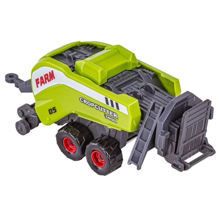 Zestaw 3 Pojazdów, Maszyny Rolnicze, 2 x Traktor, Kombajn, Farma