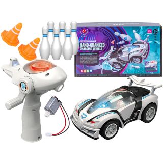 DIY Zbuduj To Sam Samochód Auto Dynamo Pilot + Kręgle Zabawka edukacyjna dla dzieci