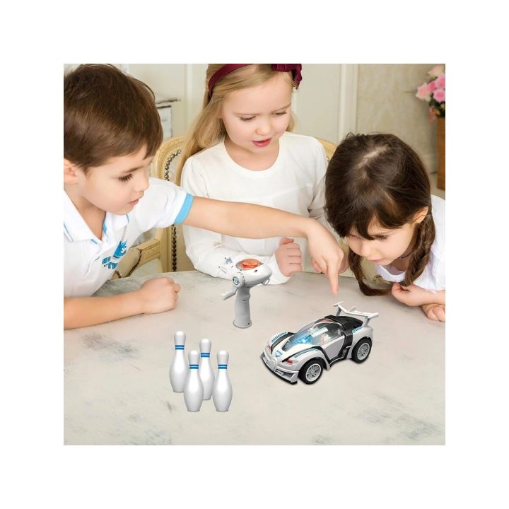 DIY Zbuduj To Sam Samochód Auto Dynamo Pilot + Kręgle Zabawka edukacyjna dla dzieci