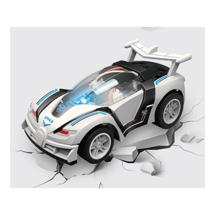 DIY Zbuduj To Sam Samochód Auto Dynamo Pilot + Kręgle Zabawka edukacyjna dla dzieci