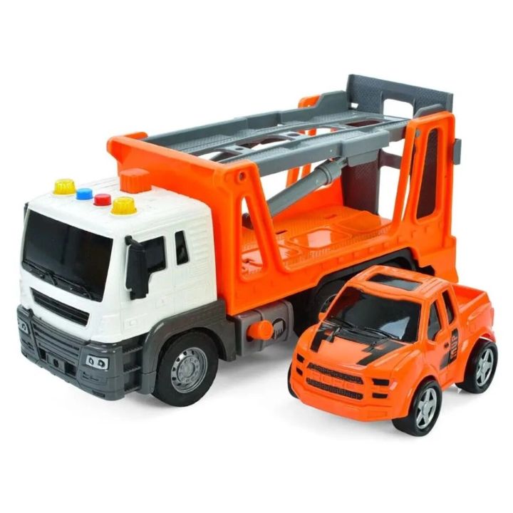 Multifunkcyjna Ciężarówka, Laweta, Transporter + Samochód Pomoc Drogowa 1:16 Auto