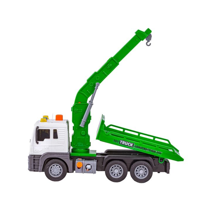 Multifunkcyjna Ciężarówka, Laweta, Dźwig, Transporter + Samochód 1:16