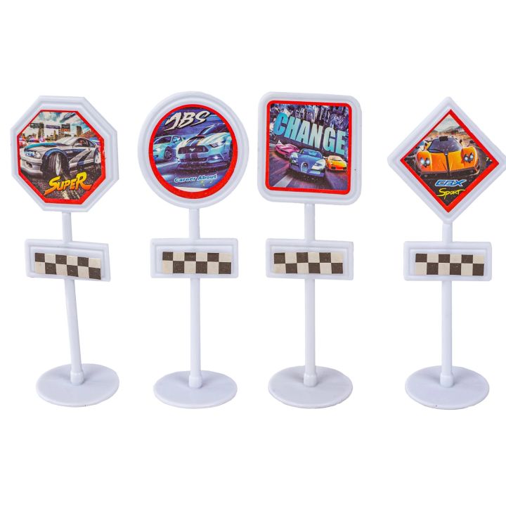 Auta Resoraki 25 Szt. Samochody w kuferku + Podkładka + Akcesoria, Zestaw samochodów wyścigowych