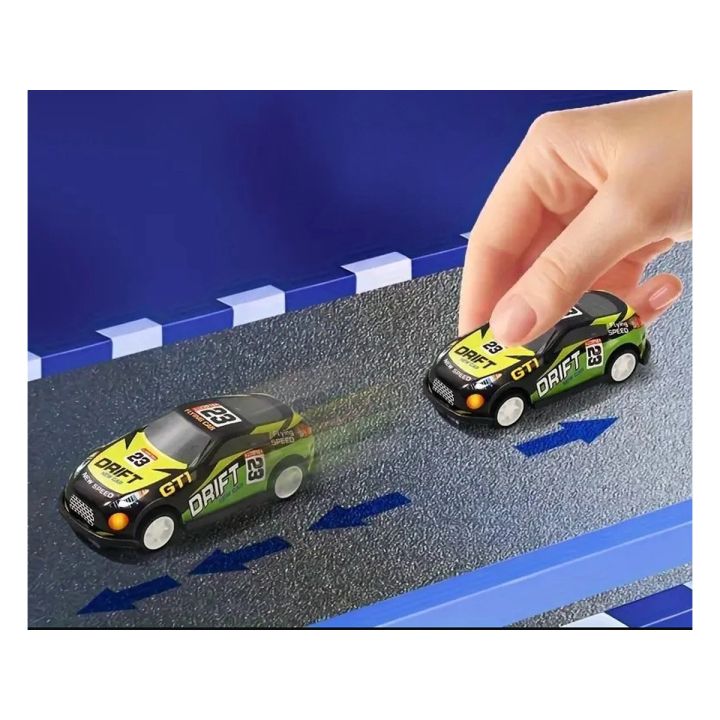 Auta Resoraki 25 Szt. Samochody w kuferku + Podkładka + Akcesoria, Zestaw samochodów wyścigowych