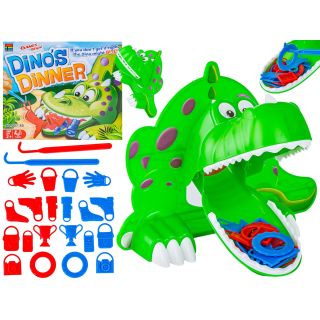 Wesoła Gra Zręcznościowa - GŁODNY DINOZAUR Nakarm dinozaura