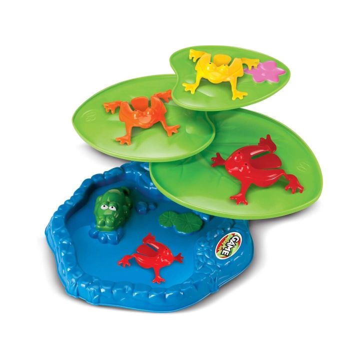 Wesoła Gra Zręcznościowa - SKACZĄCE ŻABKI "Jumping frog" Pchełki