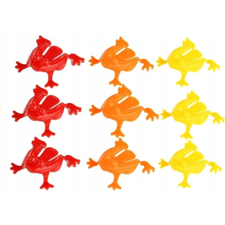 Wesoła Gra Zręcznościowa - SKACZĄCE ŻABKI "Jumping frog" Pchełki
