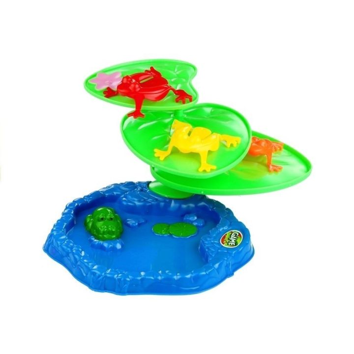Wesoła Gra Zręcznościowa - SKACZĄCE ŻABKI "Jumping frog" Pchełki