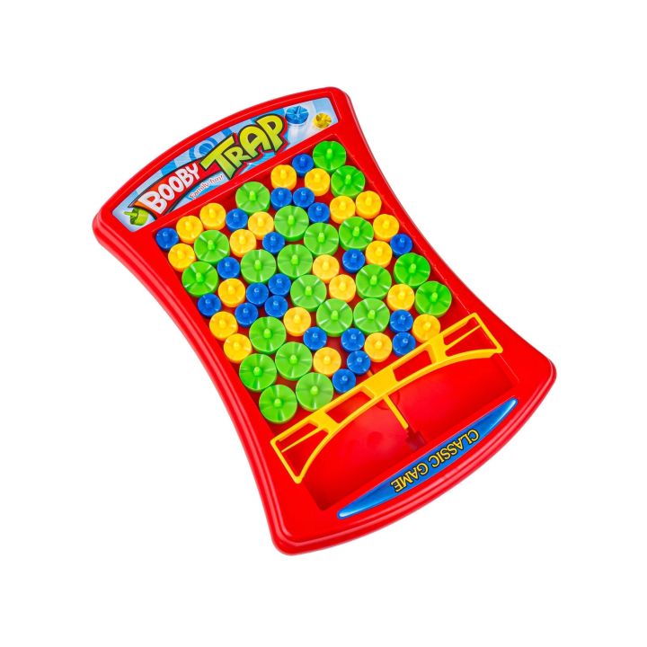 Zabawna Gra Zręcznościowa PUŁAPKA ZBIJAK "Booby Trap" Pionki