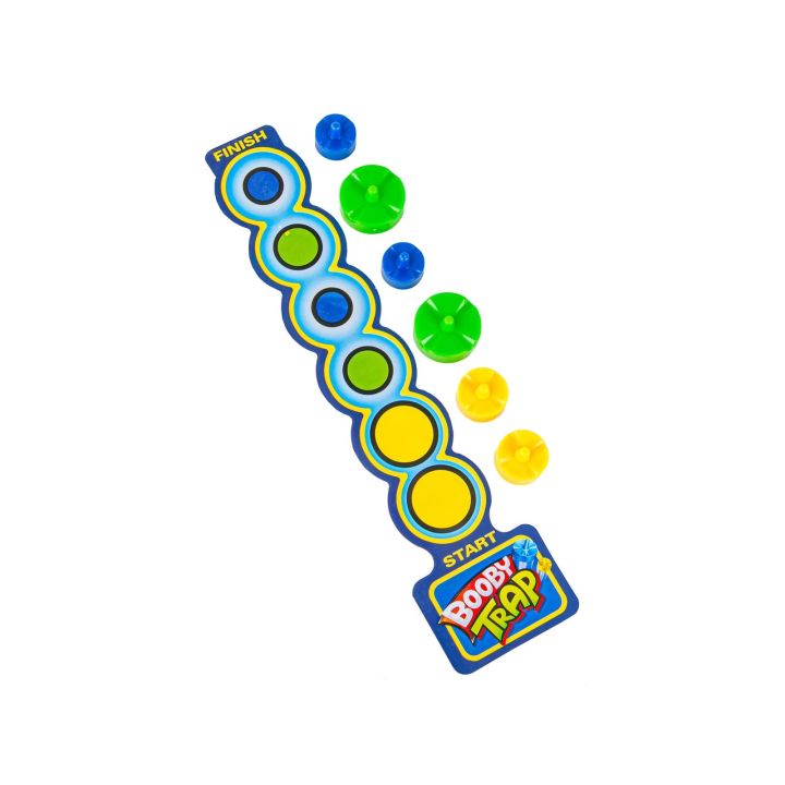 Zabawna Gra Zręcznościowa PUŁAPKA ZBIJAK "Booby Trap" Pionki