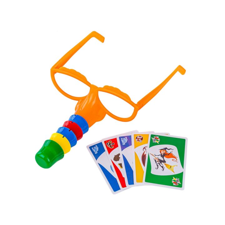 Zabawna gra rodzinna KŁAMCA Kłamczuch, Karty, Pinokio, Okulary I Nos