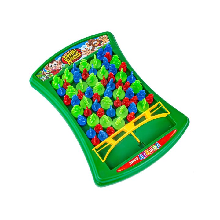 Zabawna Gra Zręcznościowa PUŁAPKA ZBIJAK "Booby Trap" Skaczące Małpki