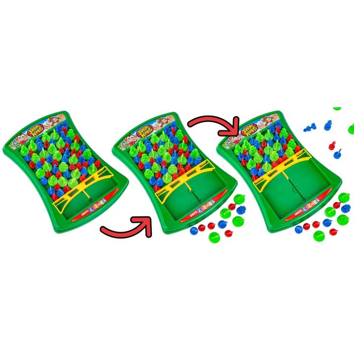 Zabawna Gra Zręcznościowa PUŁAPKA ZBIJAK "Booby Trap" Skaczące Małpki