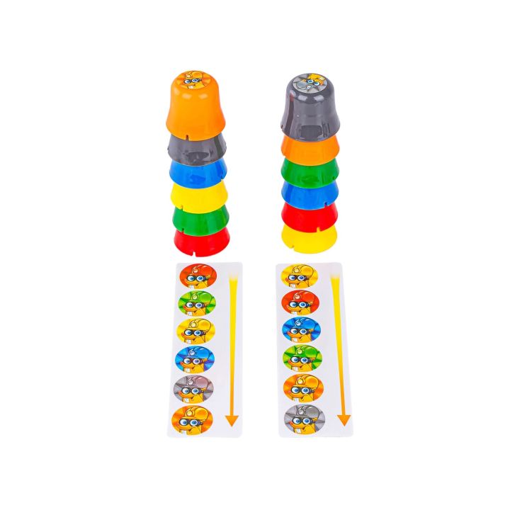 Gra zręcznościowa na refleks ZBUDUJ WIEŻĘ KUBKI, Ułóż kolorowe kubeczki