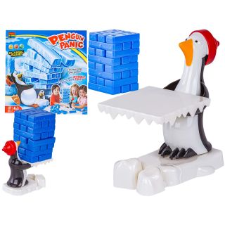 Gra zręcznościowa na refleks ZBUDUJ WIEŻĘ Pingwinkowa krzywa wieża