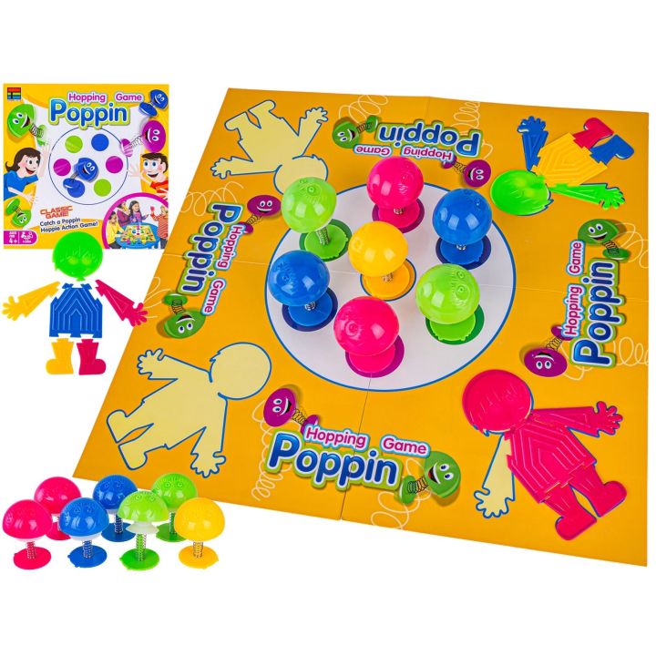Zabawna gra rodzinna STWÓRZ LUDZIKA "Hopping Game Poppin"