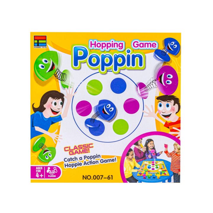 Zabawna gra rodzinna STWÓRZ LUDZIKA "Hopping Game Poppin"