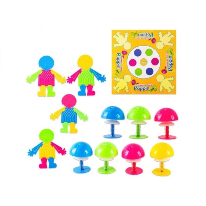 Zabawna gra rodzinna STWÓRZ LUDZIKA "Hopping Game Poppin"