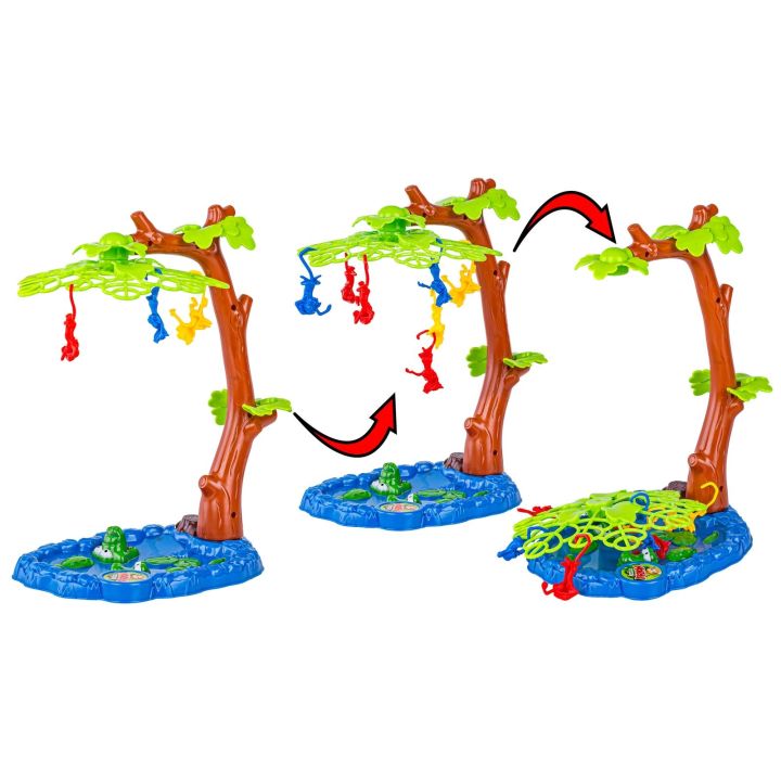 Gra zręcznościowa Crazy Monkey SPADAJĄCE MAŁPKI Skaczące Małpy, Drzewko