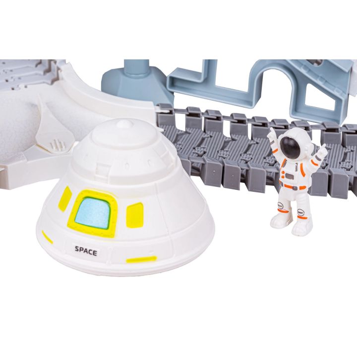 TOR WYŚCIGOWY Samochodowy Stacja Kosmiczna, KOSMOS Rakieta Kosmiczna 332 el.