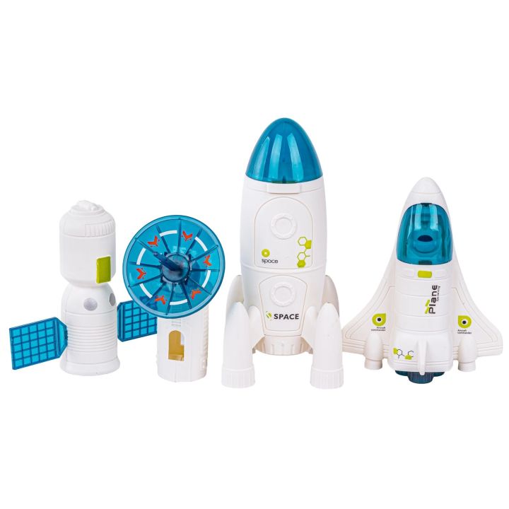 TOR WYŚCIGOWY Samochodowy Stacja Kosmiczna, KOSMOS Rakieta Kosmiczna 332 el.