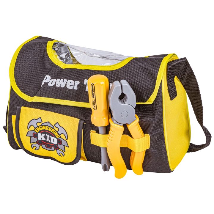 Torba Narzędziowa Zestaw Narzędzi Dla Małego Majsterkowicza, Wkrętarka + Akcesoria